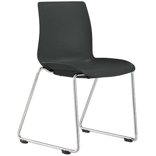 Pod Conference Chair, Stackable and Linkable, Black White Red