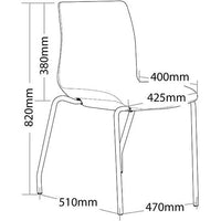 Pod Stackable Hospitality Chair - 4 Leg
