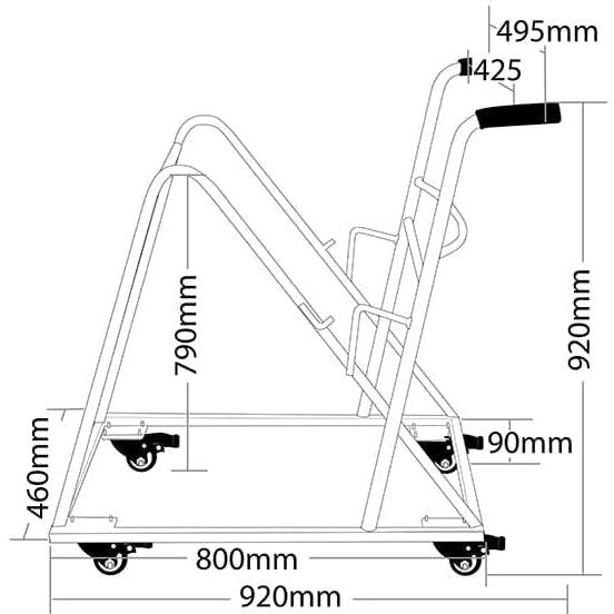 Pod Stackable Hospitality Chair - 4 Leg