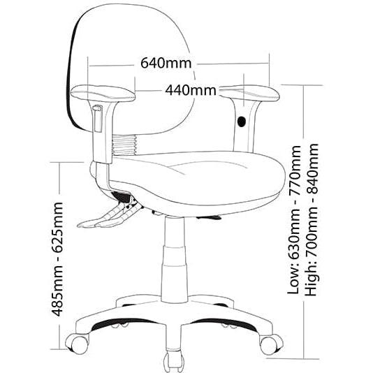 Prestige 3 Lever Task Chair