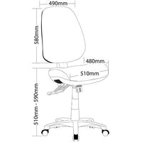 Profile 3 Lever Big Boy Seat Task Chair