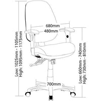 Profile 3 Lever Big Boy Seat Task Chair