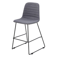 Sofia Kitchen Stool with Powdercoated Sled Base