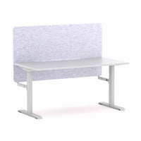 Klass Fixed Straight Workstation with AcoustiQ Screen