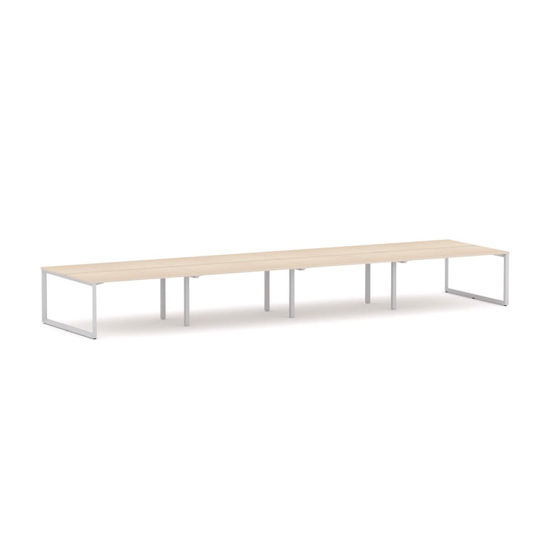 Anvil 8-Person Double-sided Desk Workstation