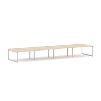 Anvil 8-Person Double-sided Desk Workstation
