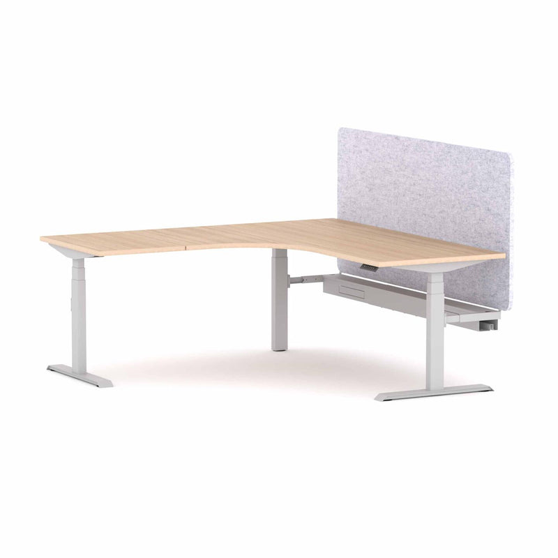 Klass 3C/2M Electric 90Deg Workstation With AcousiQ Screen