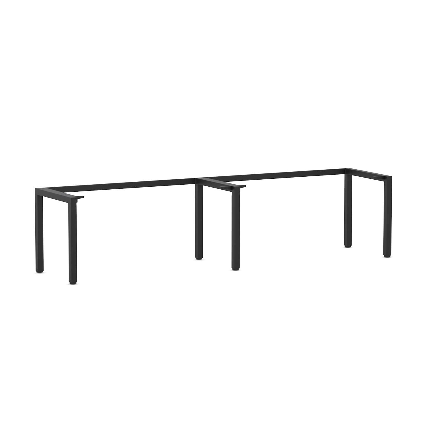 Axis 2-Person Single-sided Desk Workstation Frame Only