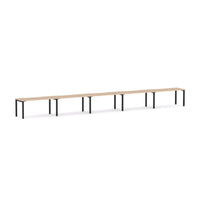 Axis 5-Person Single-sided Desk Workstation