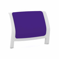 Game Chair Back Shell with Fabric Insert