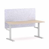 Klass Fixed Straight Workstation with AcoustiQ Screen