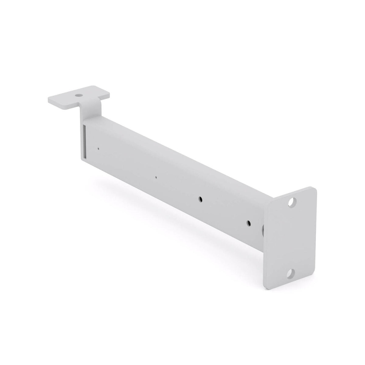 Klass Arm Bracket Pair to connect Single Workstation Legs to Screen and Cable Tray to suit 750-900mm Deep with removable tabs