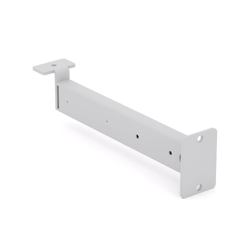 Klass Arm Bracket Pair to connect Single Workstation Legs to Screen and Cable Tray to suit 750-900mm Deep with removable tabs