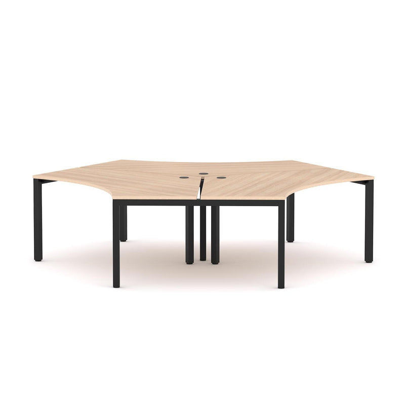 Axis 3-Person 120Deg Workstation