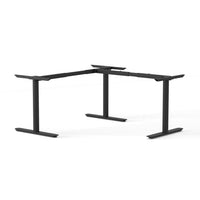 Agile Fixed Round 90° Desk and Return - Frame Only