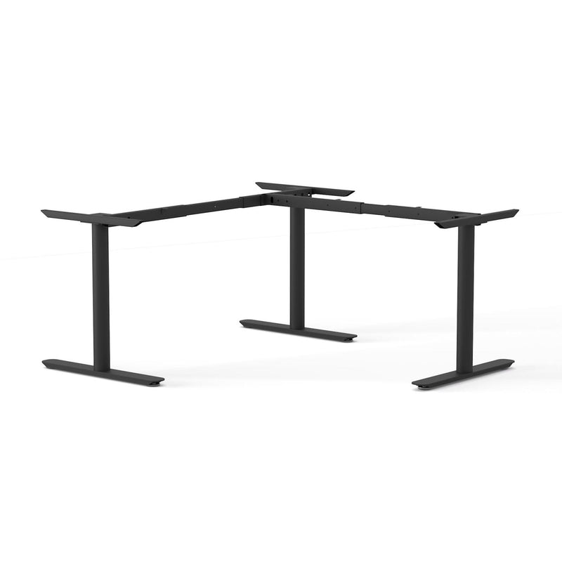 Agile Fixed Round 90° Desk and Return - Frame Only