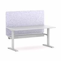 Klass Fixed Straight Workstation with AcoustiQ Screen