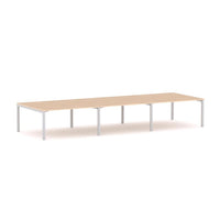 Axis 6-Person Double-sided Desk Workstation