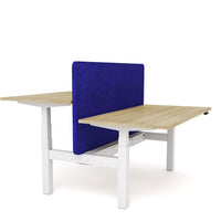 Dynamo Plus - Electric Height Adjustable Double Sided Workstation With Screen (Blue Screen)