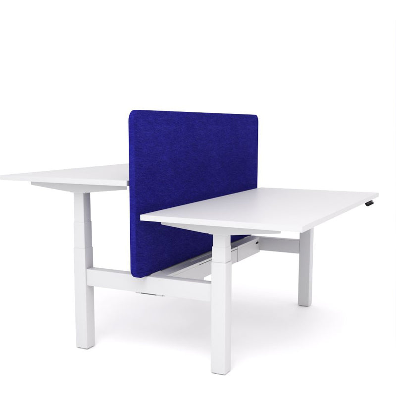 Dynamo Plus - Electric Height Adjustable Double Sided Workstation With Screen (Blue Screen)