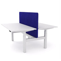 Dynamo Plus - Electric Height Adjustable Double Sided Workstation With Screen (Blue Screen)