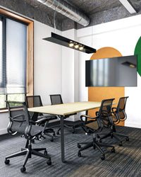 Scroll Meeting Room Chair - Black