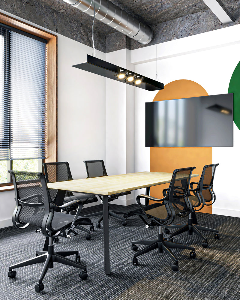 Scroll Meeting Room Chair - Black