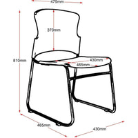 Set of 10 Zing Chairs