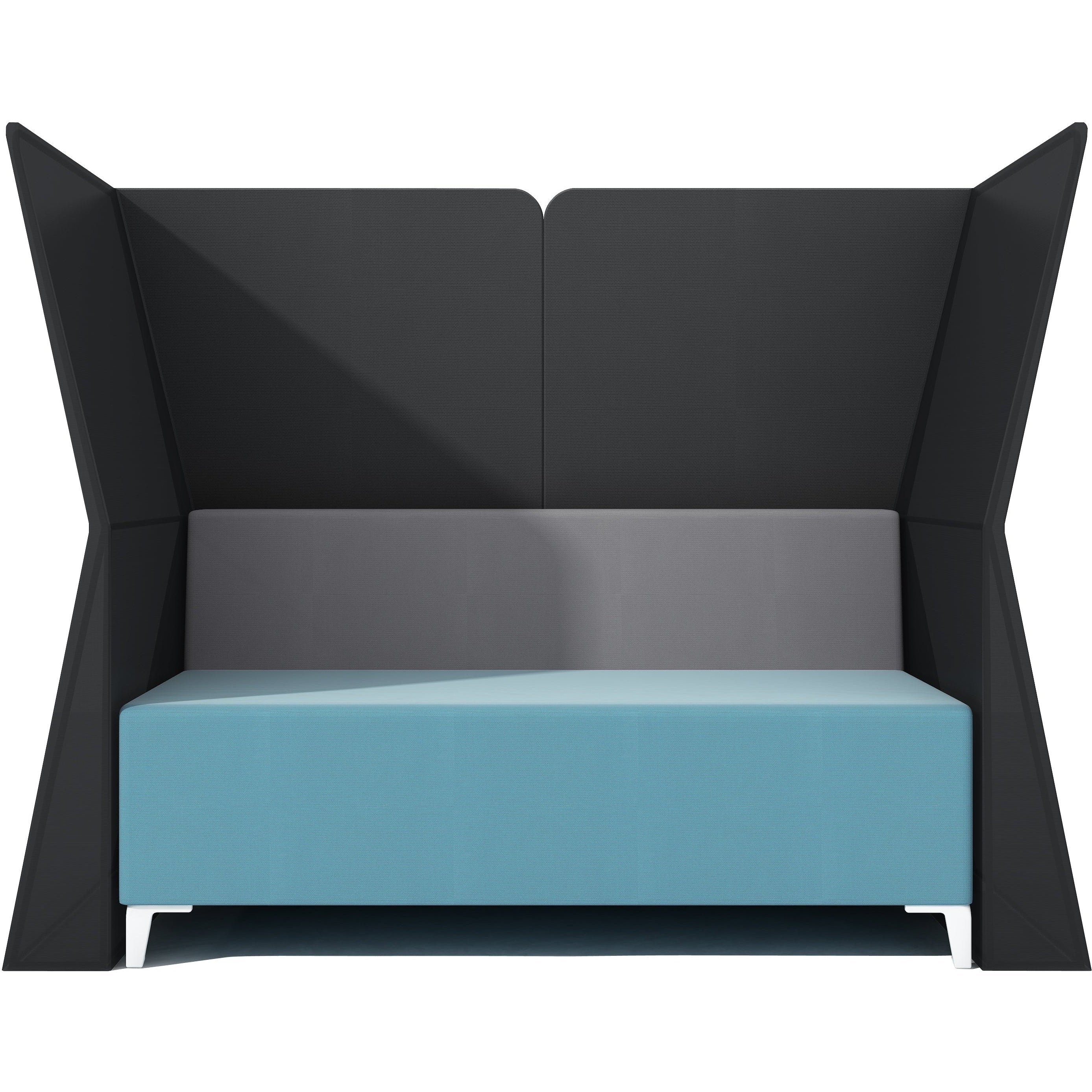 Simple 2 Seater Lounge with Corner Screens