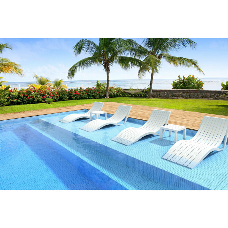 Slim Sunlounger ( Pack of 2 chairs )