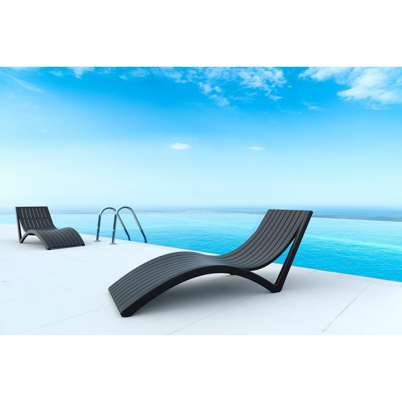 Slim Sunlounger ( Pack of 2 chairs )