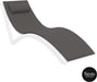 Slim Sunlounger with Cushion and Pillow