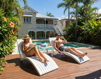 Slim Sunlounger with Cushion