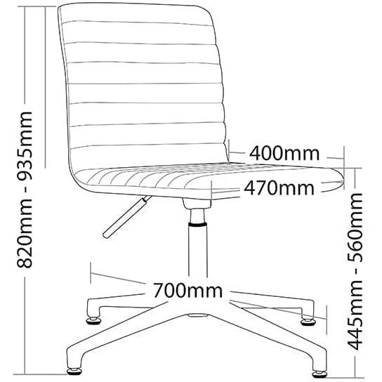 Smoke Aluminium 4 Star Base Breakout Chair