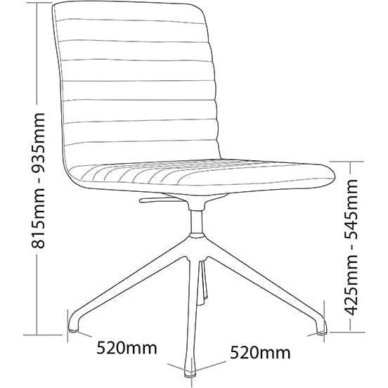 Smoke Black Base Breakout Chair