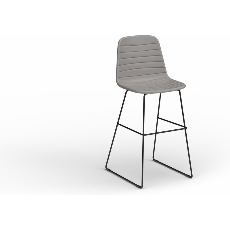 Sofia Barstool with Sled Powdercoated Base