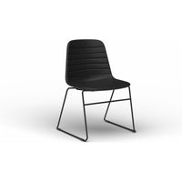 Sofia Chair with Sled Powdercoated Base