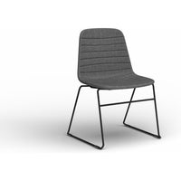 Sofia Chair with Sled Powdercoated Base