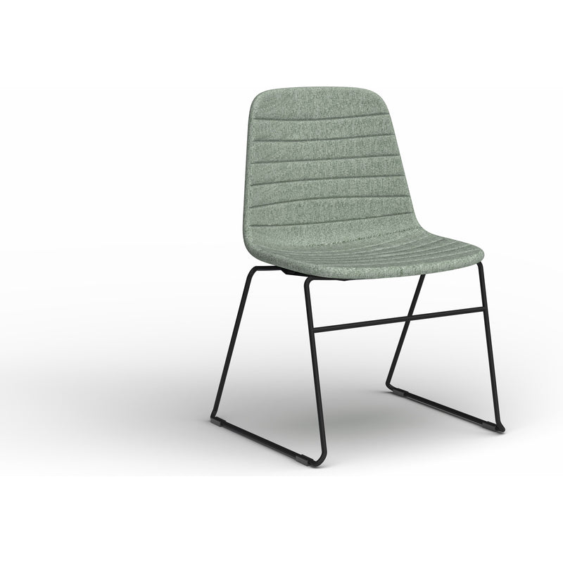 Sofia Chair with Sled Powdercoated Base