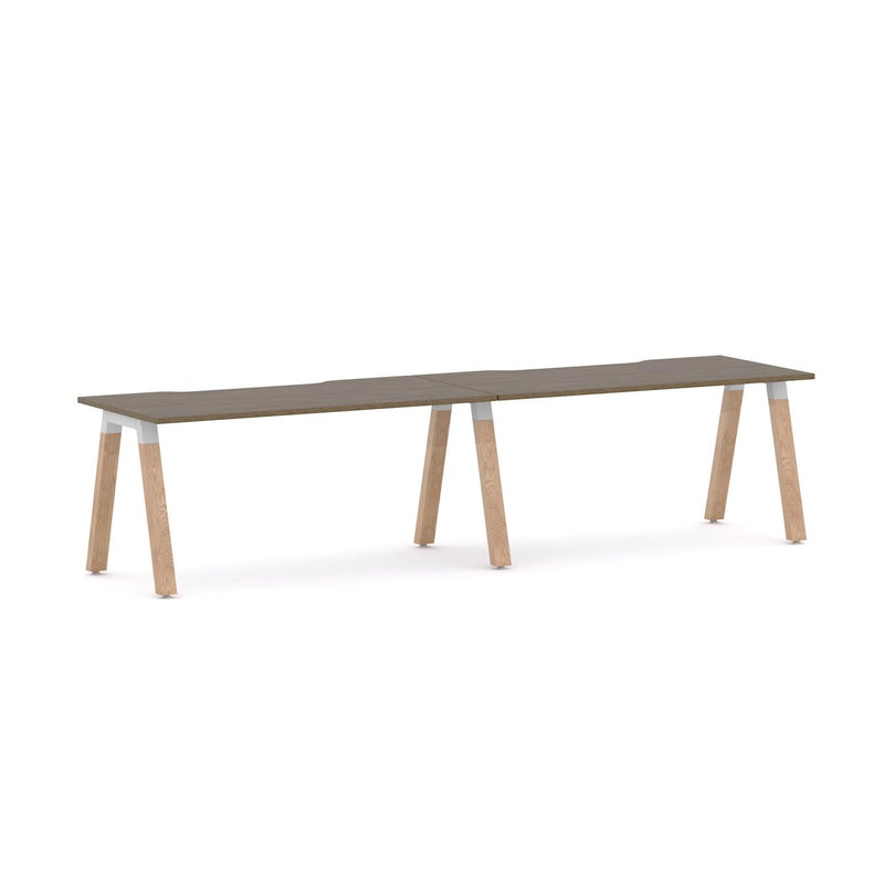 Plantation 2-Person Single-sided Desk Workstation