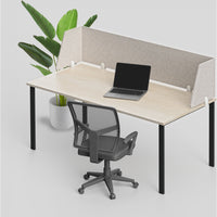 SANA Serenity Double Surround Desk Screen (Without Brackets)
