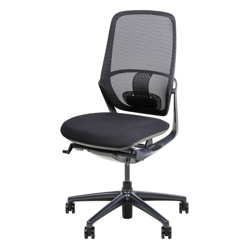 Astral Executive Task Chair - No Arms - Black Back/Black Seat - Seat height: 453mm-573mm