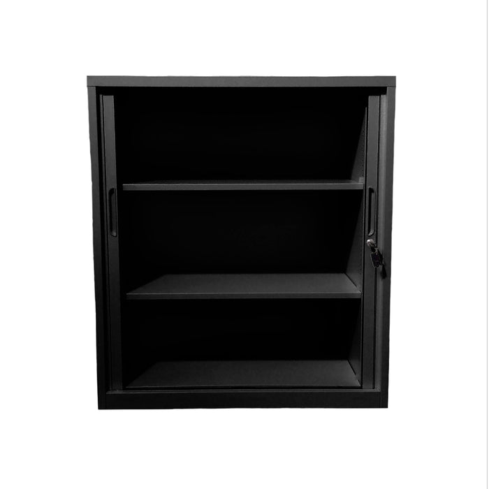 Steelco Tambour Door Cabinet 1015H x 900W (2 Shelves)