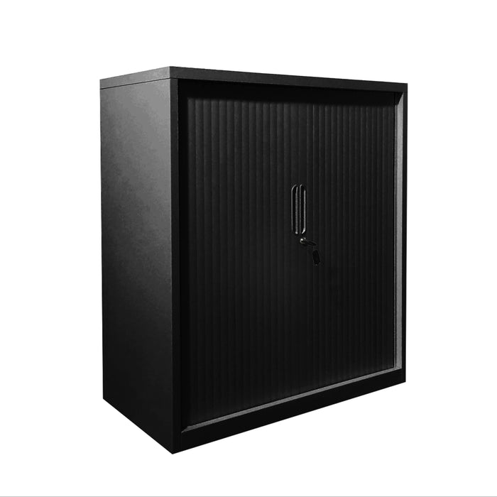 Steelco Tambour Door Cabinet 1200H x 900W (3 Shelves)