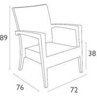 Tequila Lounge Armchair - No Cushion