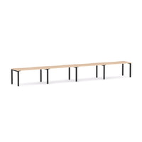 Axis 4-Person Single-sided Desk Workstation