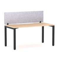 Axis 1 User Single Desk, 50x50mm Square Leg Design. Includes: AcoustiQ Screen