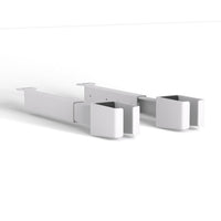 Agile Rectangle Screen/Cable Tray Arm Pair for Straight Workstation