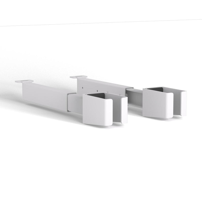 Agile Rectangle Screen/Cable Tray Arm Pair for Straight Workstation