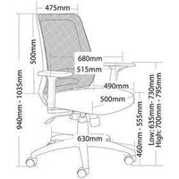 Trent Boardroom Mesh Chair
